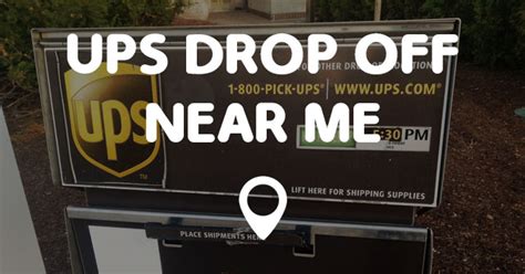 Clothing, furniture, cars, appliances, and more. UPS DROP OFF NEAR ME - Points Near Me
