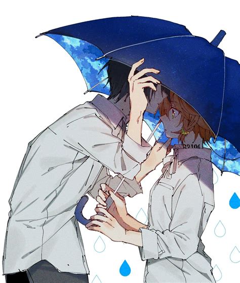 むぎ粉 On Twitter 梅雨の間に描こうと思ってたけど気づいたら梅雨明けた レイエマ Anime Angel Anime