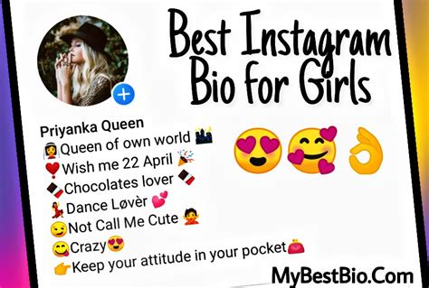 100 Best Instagram Bio For Girls Stylish And Attitude Insta Bio 2021