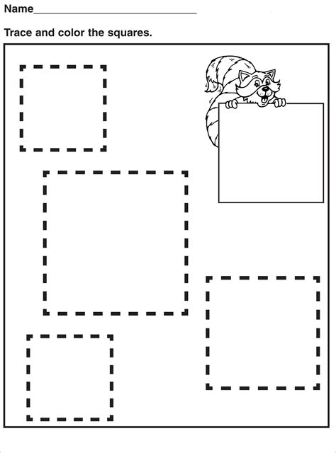 Tracing Pages For Preschool Activity Shelter