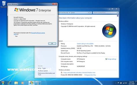 Windows 7 Enterprise Activation Code Product Key Crack Free