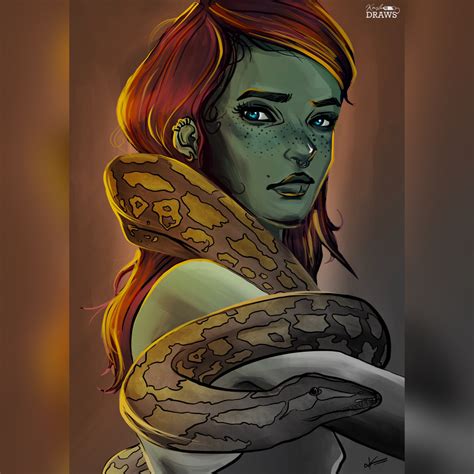 Artstation Snake Girl