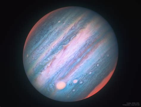 Apod 2018 February 21 Jupiter In Infrared From Hubble