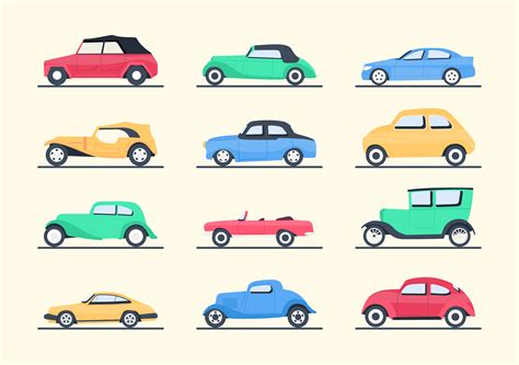 Types Of Cars Vector Download Frebers