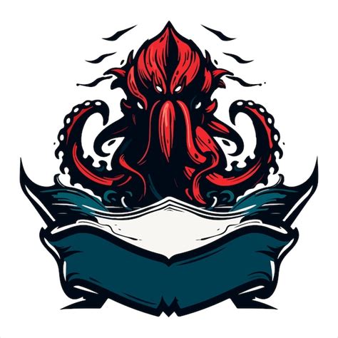 Premium Vector Kraken Octopus Squid Mascot Sport Gaming Esport Logo