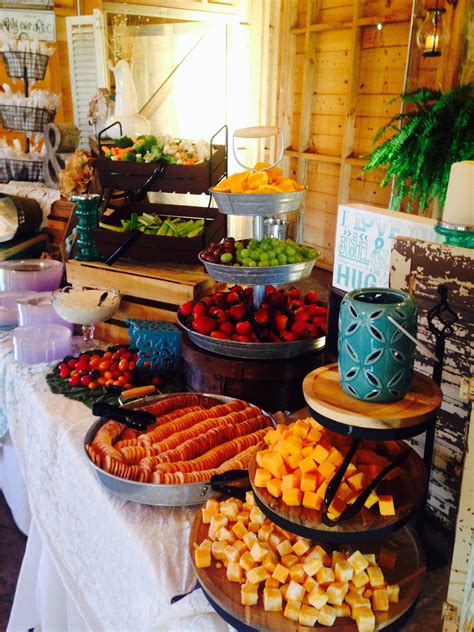 Fruit And Cheese And Crackers Fall Food Display Wedding Food