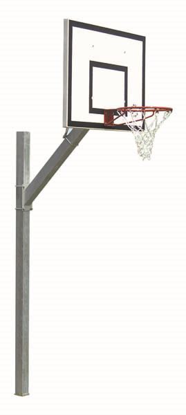 Inground Galvanized Basketball Post Sure Shot With High Quality Board