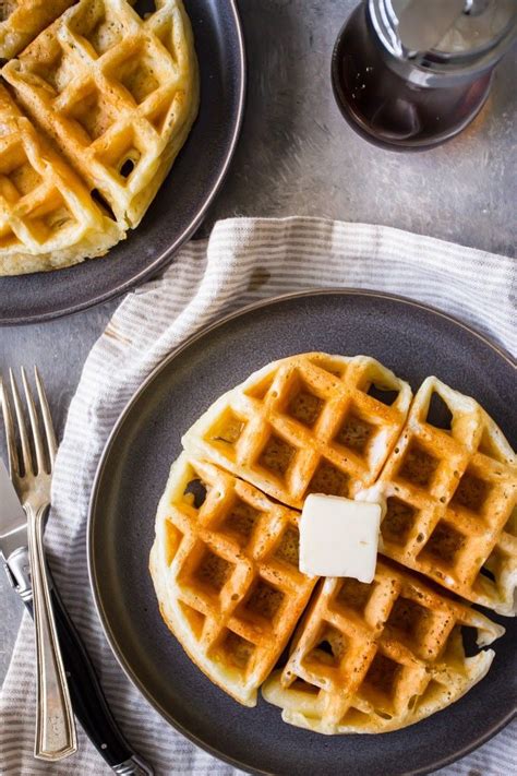 Best Homemade Waffle Recipe Ive Ever Tried Soft And Fluffy On The