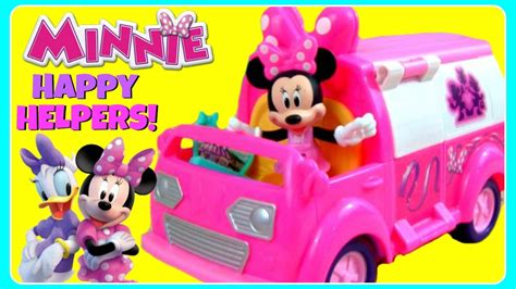 La Camioneta De Minnie Mouse A Control Remoto Happy Helpers Van