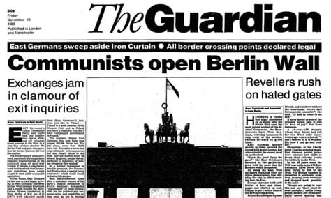 The fall of the Berlin Wall - archive, November 1989 | Berlin Wall