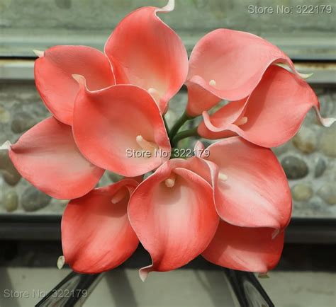 Pcs Calla Calla Lilies Natural Real Touch Flowers Artificial Latex