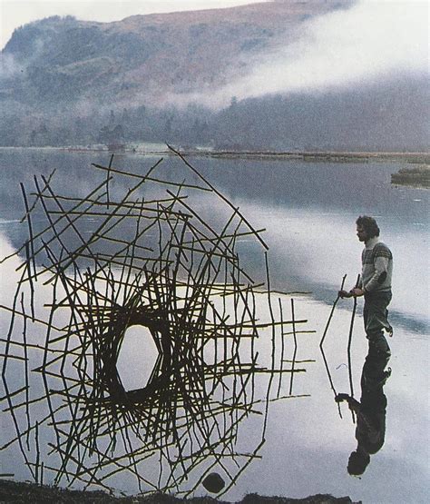 Equator Andy Goldsworthy Sticks Framing A Lake 1986