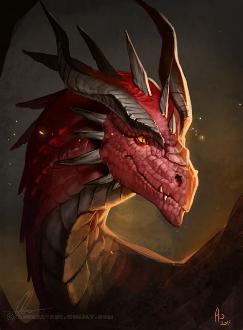 Check spelling or type a new query. Red dragon portrait by AonikaArt on DeviantArt