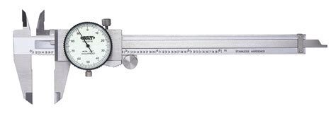 INSIZE Metric Dial Caliper: 0 to 300 mm Range, +/-0.04 mm Accuracy, 0. ...