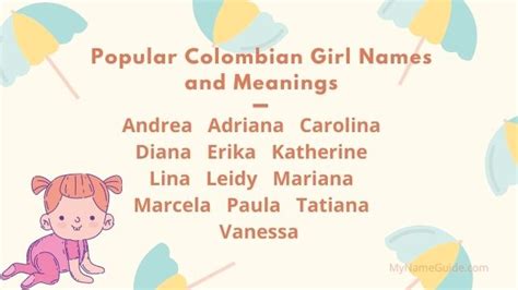 Unique Colombian Girl Names And Meanings My Name Guide