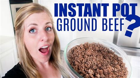 Maybe you would like to learn more about one of these? How to Cook Ground Beef in the Instant Pot - Perfect for ...