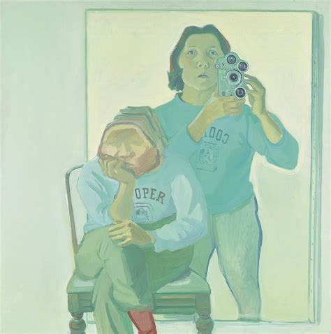 Maria Lassnig Doppelselbstporträt Mit Kamera 1974 Artsy