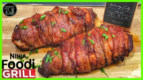 On this video we bake some chicken thighs in the ninja foodi digital air fry oven! NINJA FOODI GRILL BACON WRAPPED CHICKEN BREAST! | Ninja ...