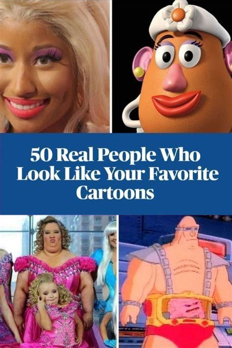 50 Real People Who Look Like Your Favorite Cartoons Animated Movies