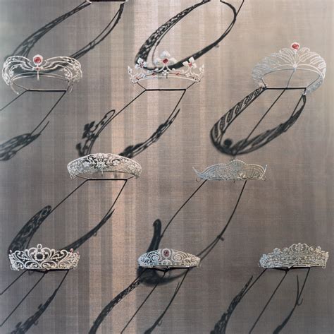 Tiaras On Display Made By Chaumet More Than 2000 Tiaras Have Been