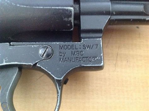 Mgc All Metal Model Gun Vintage Cap Gun Replica 357 Magnum Snub Nose
