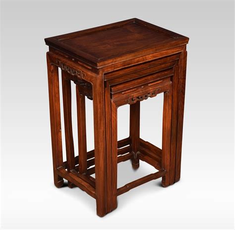 Nest Of Three Graduated Chinese Rosewood Tables Antiques Atlas