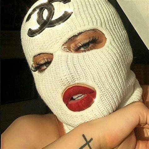 Pin By Elle C On Chica Gangsta In Ski Mask Tattoo Bad Girl