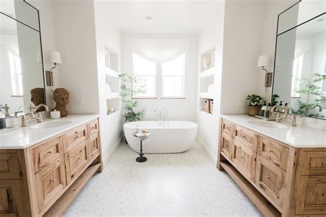 Construction company owners design their dream bath with after. Morgan Farmhouse Master Bath | House of Jade Interiors