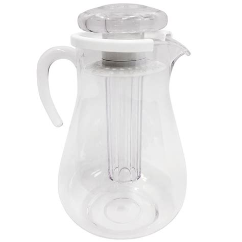 Cal Mil Jc102 3 Qt Acrylic Pitcher With Ice Infusion Chamber