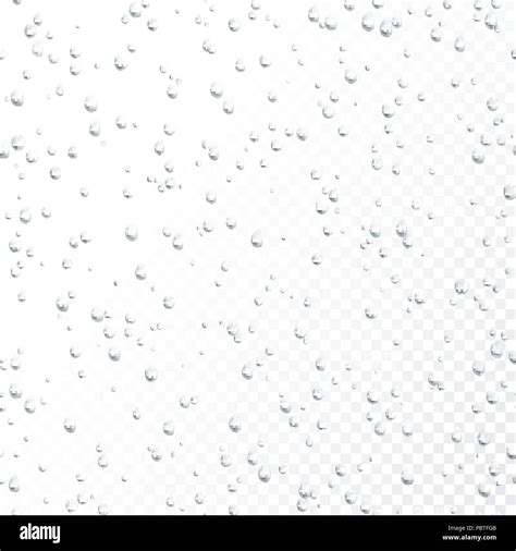 Drops Seamless Pattern Water Drops On Transparent Background Rain