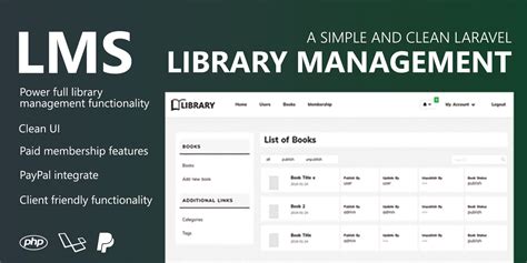 Library Management System Laravel Php Codezaar