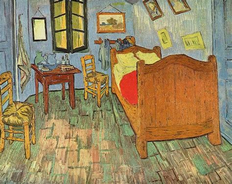 Art And Paintings Vincent Van Gogh The Bedroom In Arles 3 Versions