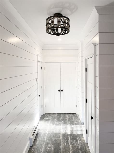 Hallway Makeover With Shiplap Windsorone