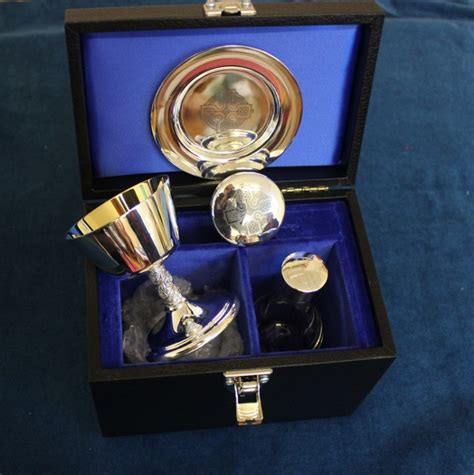 Communion Set 4 Piece Delux Gilded Mary Collings Church Furnishings