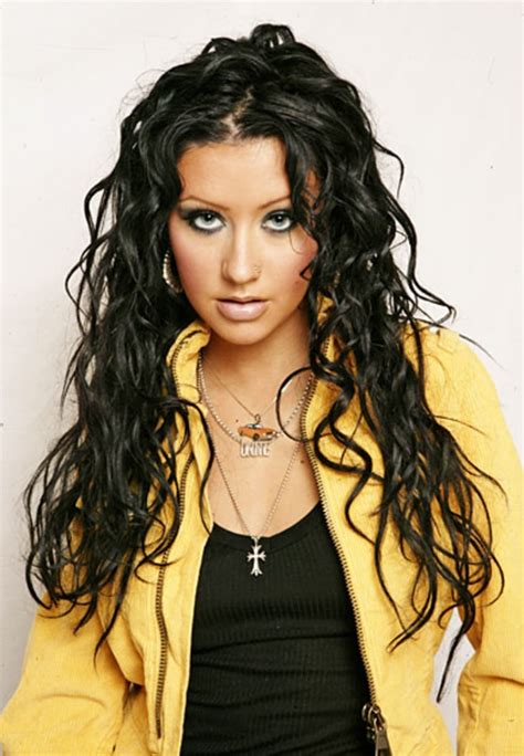 October 21 2003 Christina Aguileras Hair Evolution Us Weekly