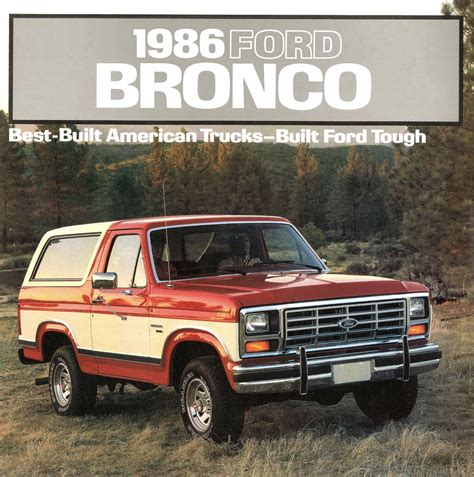 Original Survivor A 1986 Bullnose Ford Bronco Xlt With Just 7539 Miles
