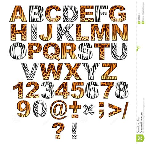 Free Printable Safari Alphabet Letters