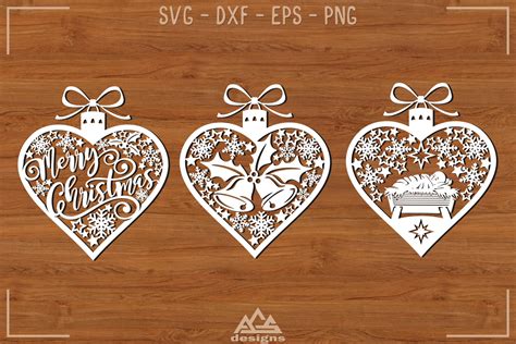 160 Svg Christmas Ornaments Download Free Svg Cut Files And Designs