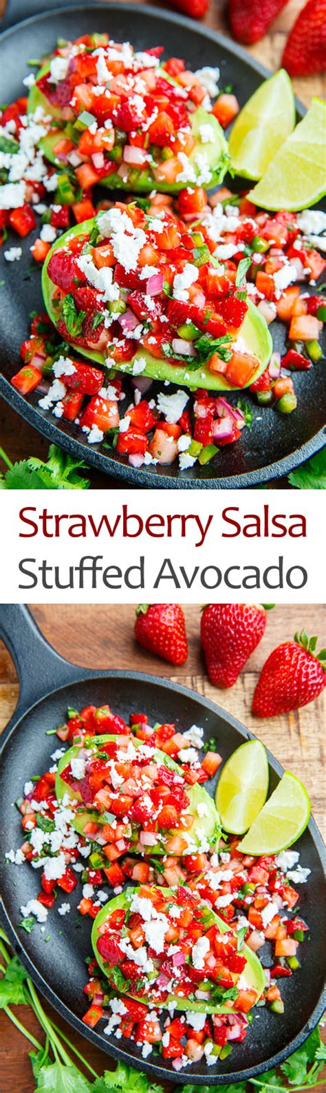 Strawberry Salsa Stuffed Avocados Recipe On Closet Cooking
