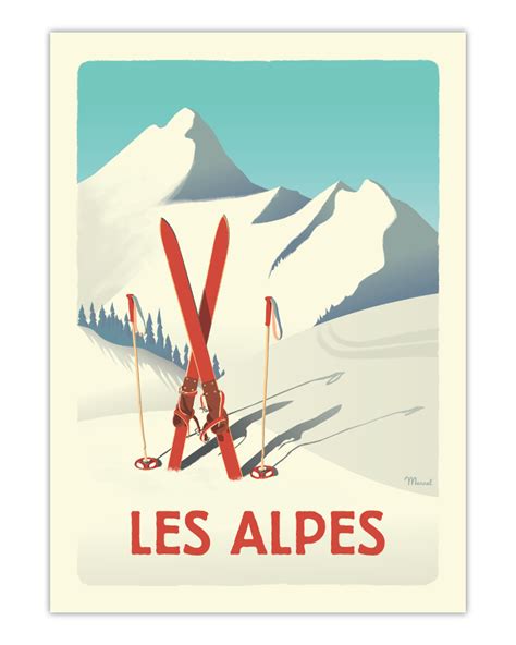 Posters Marcel | Vintage ski posters, Ski posters, Vintage postcards travel