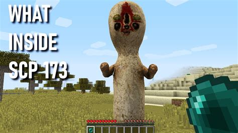 Whats Inside Scp 173 Sculpture In Minecraft Youtube