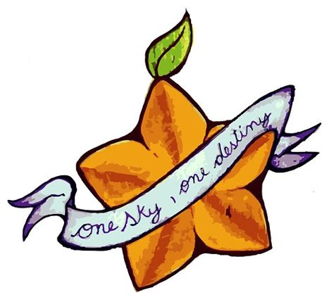 They say if you share it with someone you really care for. 'One sky, one destiny' Good tattoo idea. Papau fruit too purdy | Game | Pinterest | Nerdy ...