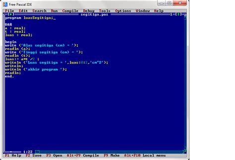 Var alas, tinggi, sisimiring, luas,. Sofia Yuswita: Program Menghitung Upah Pegawai di Python ...