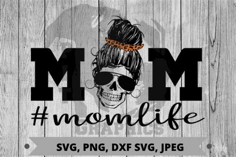 Mom Life Skull Graphic By Rachel Jackson · Creative Fabrica