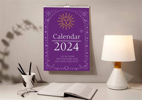 Printable Calendar 2024 Monthly Calendar 2024 A4 Letter Etsy