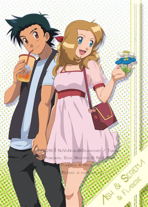 Amourshipping Ash And Serena Older By Novanoah On Deviantart Source
