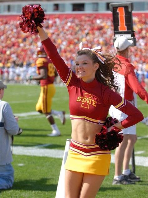 Kansas State Wildcats Cheerleaders Iowa State Cyclones