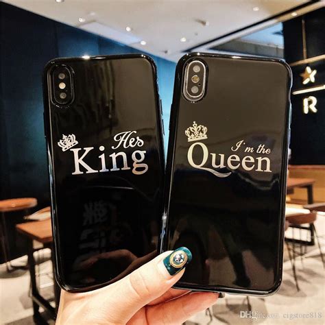 Cartoon Crown Phone Case For Iphone 6 6s 7 8 Plus Soft Tpu Cases For