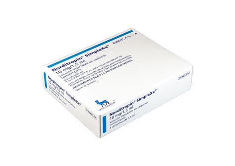 Norditropin Simplexx 10 Mg 3 Cartuchos Solucion Inyectable 15 Ml