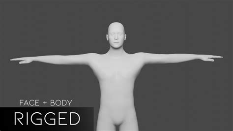Male Body Base Rigged 3d Cgtrader
